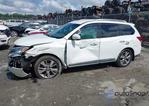 2013 Nissan Pathfinder Platinum from USA, damaged, VIN 5N1AR2MN0DC688285